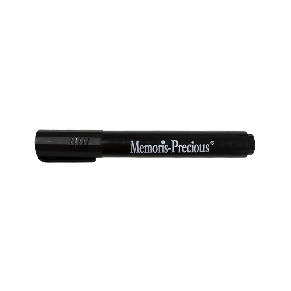 Marker permanent Memoris-Precious, varf tesit, 2-7 mm, negru Marker permanent Memoris-Precious, varf tesit, 2-7 mm, negru